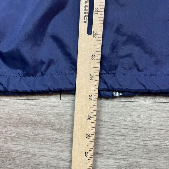 Vintage Nike Jacket Mens Extra Large Blue 90s Windbreaker Hooded Zip - Picture 11 of 12